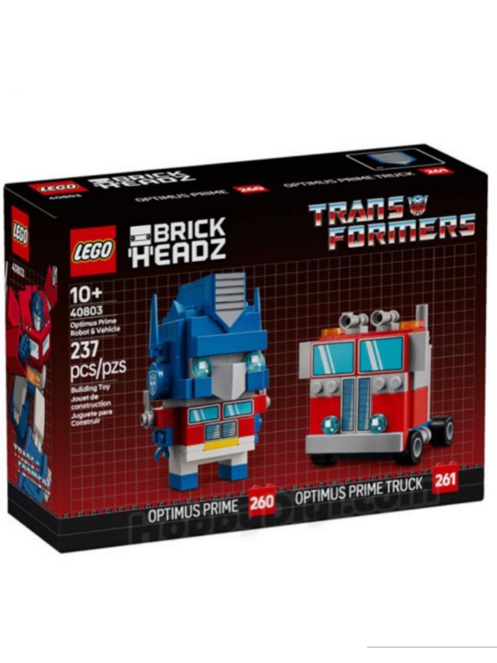 New LEGO BrickHeadz Optimus Prime Robot & Vehicle